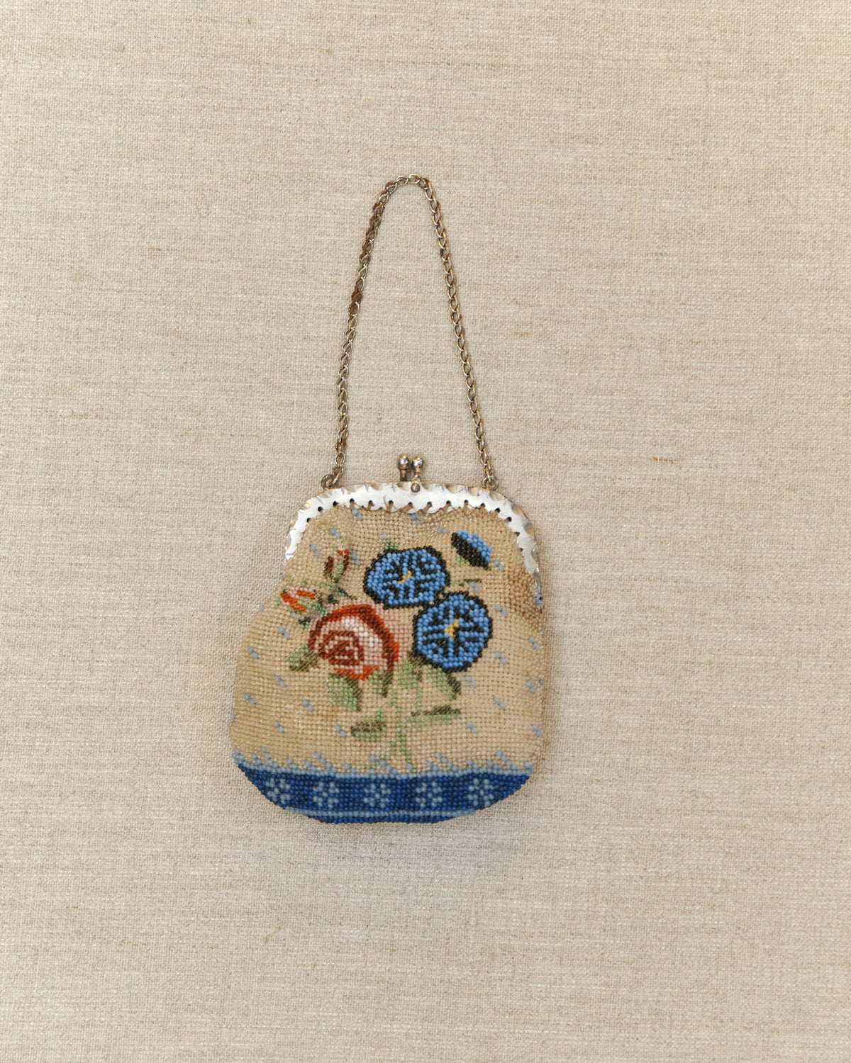 Vintage Mini Bag - Floral Beaded