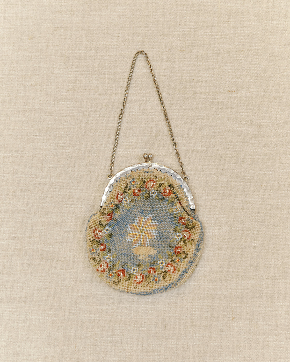 Vintage Mini Bag - Floral Beaded