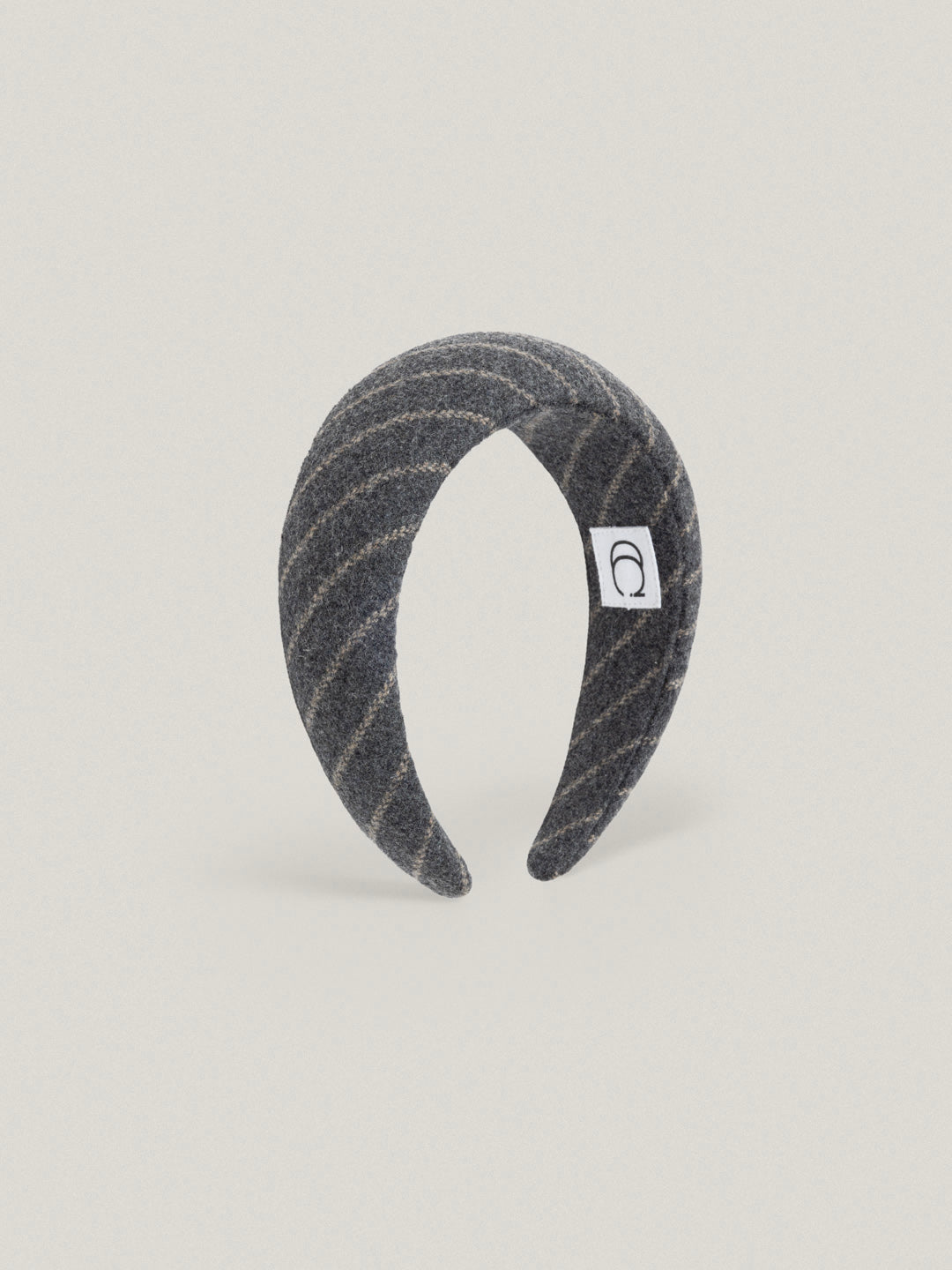 Le Classique - Wool, Light Grey Tennis Stripe
