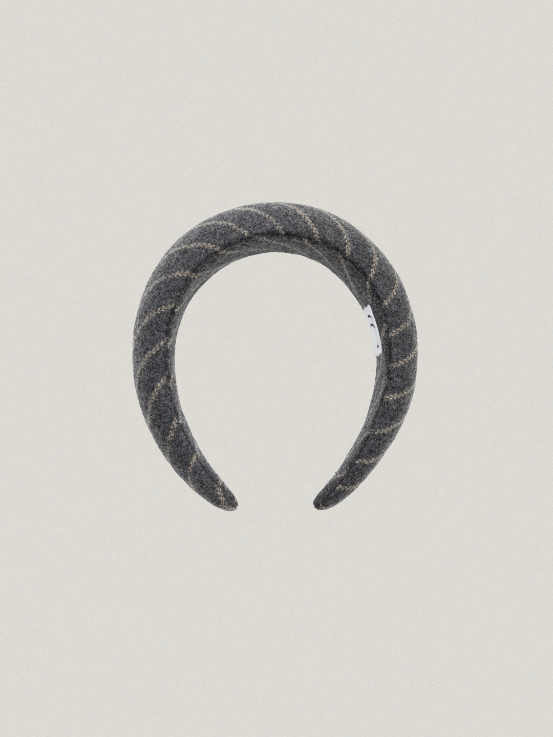 Le Classique - Wool, Light Grey Tennis Stripe
