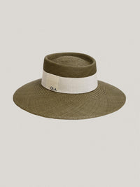 Le Panama - Kaki, White Ribbon