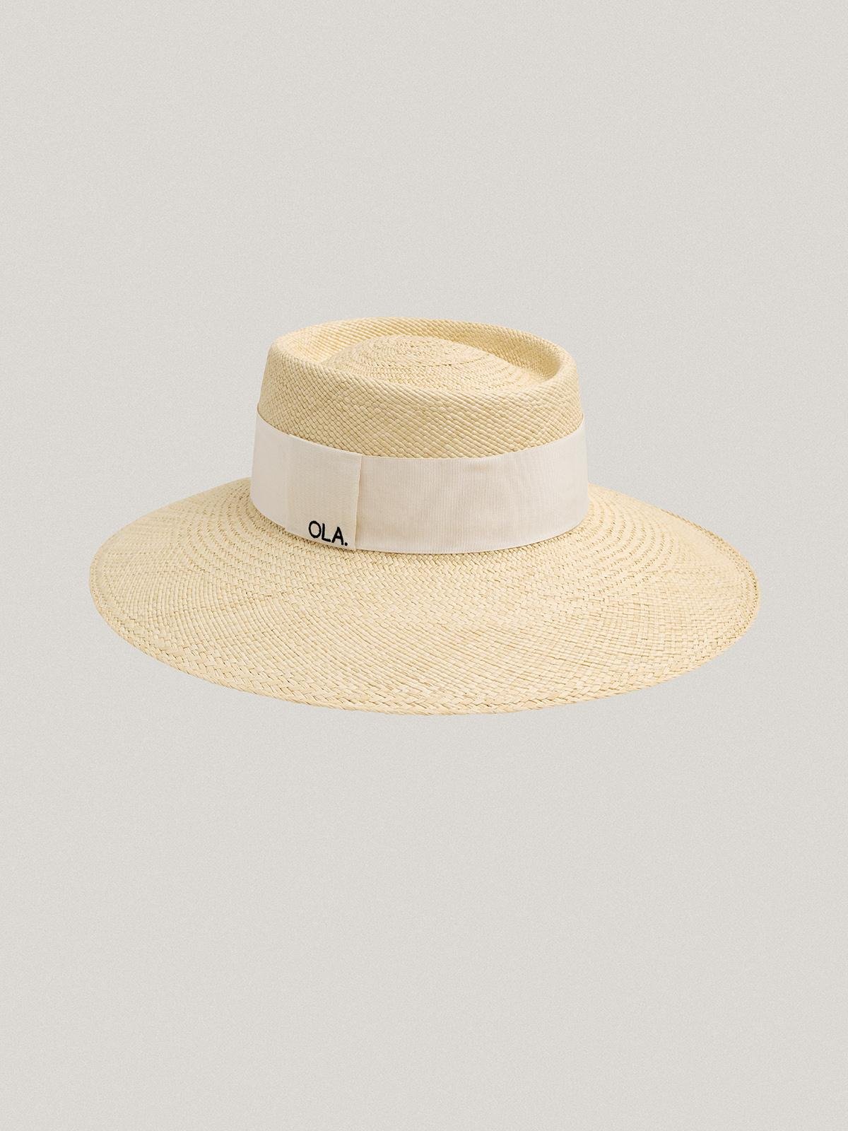 Le Panama - Natural, White Ribbon