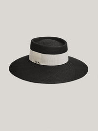Le Panama - Black, White Ribbon